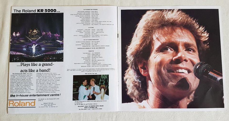 CLIFF RICHARD Raritäten : Tourbooks '87 & '90 in Mücke