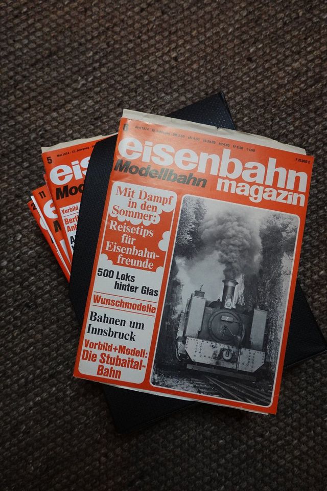 Eisenbahn Magazin Modellbahn Zeitschrift Sammlung ab ca. 1970  Vi in Wesseling