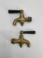 * 2 x WASSERHAHN ZAPFHAHN MESSING ALTER HAHN BAD KÜCHE VINTAGE Berlin - Charlottenburg Vorschau