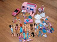 Großes Barbie Set, Cabrio, Matell, Wohnmobil, Pferd, Puppen etc Bayern - Steinkirchen Vorschau