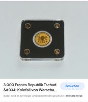 3000 Francs Republik Tschad Münze Nordrhein-Westfalen - Neuss Vorschau