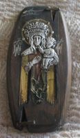 alte Wanddekoration Holz Maria mit Jesu Kind Gottesmutter mit Jes Nordrhein-Westfalen - Lünen Vorschau