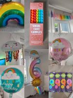 Deko 6. Geburtstag Regenbogen Party Bunt Ballons Girlande Set Nordrhein-Westfalen - Lemgo Vorschau