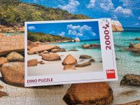 Dino Puzzle 2000 Teile, Strand, Seychellen, Meer Baden-Württemberg - Leinzell Vorschau