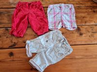 3 kurze 3/4 Hosen Capri gr 86/92 rot beige gepunktet karriert ros Niedersachsen - Oldenburg Vorschau