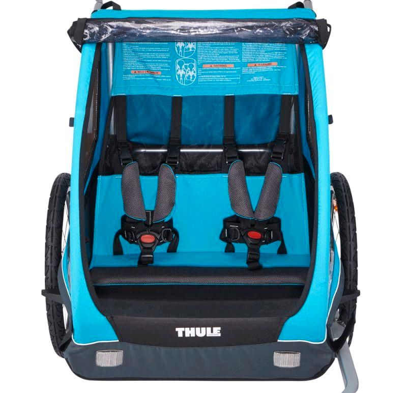 THULE COASTER XT KINDERANHÄNGER ZWEISITZER BLAU in Traben-Trarbach