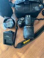 Nikon D3100 Spiegelreflex Kamera mit Tasche und Zubehör Nordrhein-Westfalen - Steinhagen Vorschau