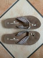 Tom Tailor Damen Flip Flop Gr 36 taupe braun Nordrhein-Westfalen - Kürten Vorschau