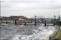 Leinwanddruck: Großer Hafen im Sturm, Wilhelmshaven 120 x 80 NEU Niedersachsen - Wilhelmshaven Vorschau