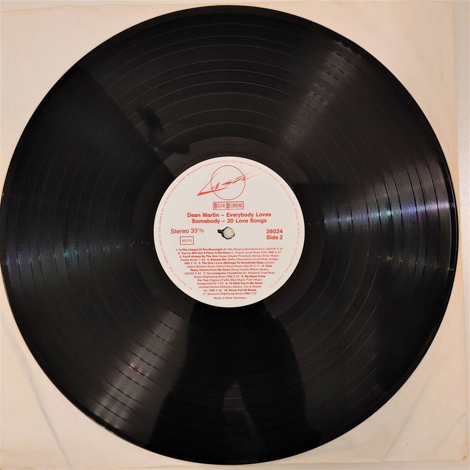 DEAN MARTIN: "Everybody Loves Somebody" (LP/Vinyl) NM in Centrum
