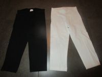 Capri Leggings Hose Sommer 2 Stk Set schwarz weiß Gr. 122 C&A NEU Bayern - Retzstadt Vorschau