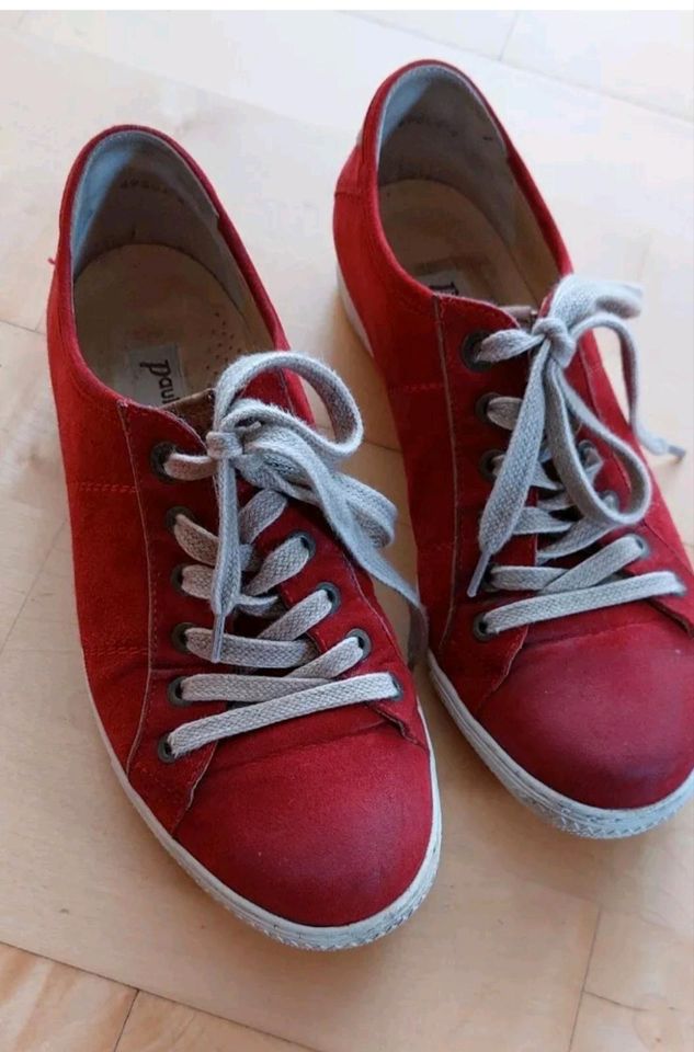 PAUL GREEN Sneaker rot Vintage 37 NEUWERTIG! in Wasserburg am Inn