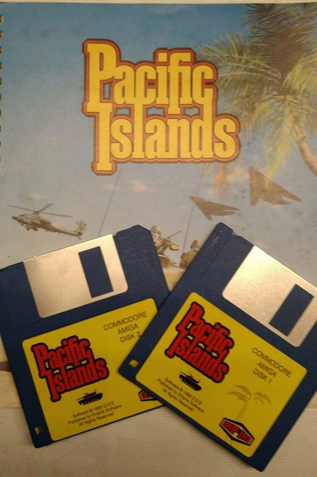 Original Amiga Game Spiel Pacific Island (Anzeige B) in Michendorf