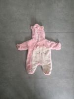 Baby Mädchen Teddy-Anzug Overall rosa, Kapuze, wie neu, Gr. 56 Bayern - Pommersfelden Vorschau