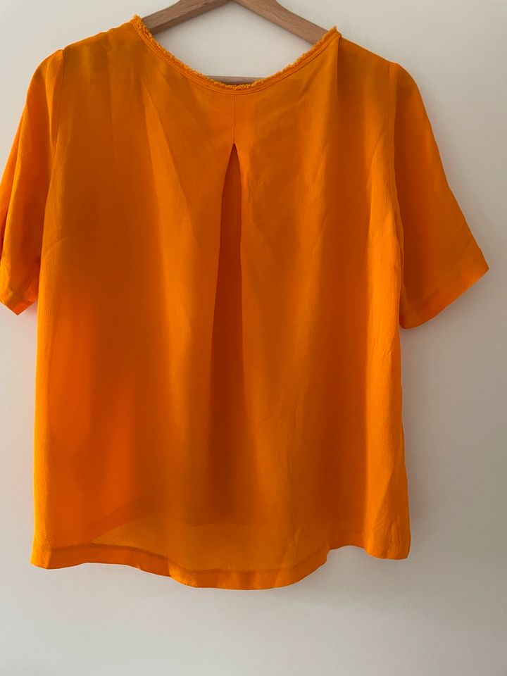 Samsoe Shirt Orange Gr. S crepe in München