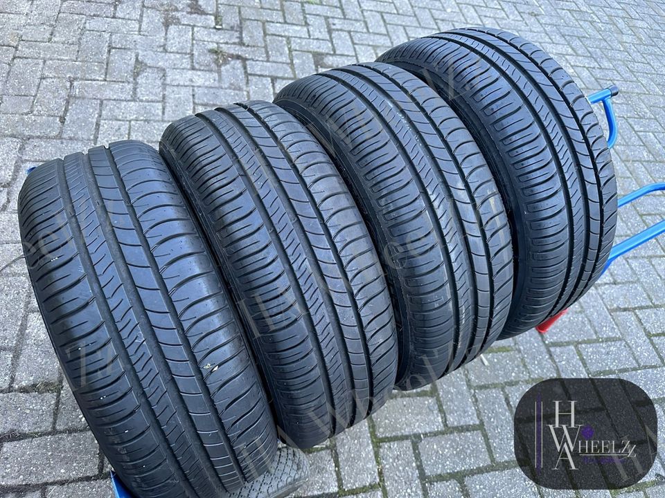 BORBET Alufelgen grau Sommerräder 4x100 ➡️ 185/55 R15 MICHELIN Sommerreifen ➡️ Hyundai Accent Getz i10 Kia Picanto JA Nissan Micra K12 K13 ➡️ Sommer Reifen Felgen ET35 in Bünde