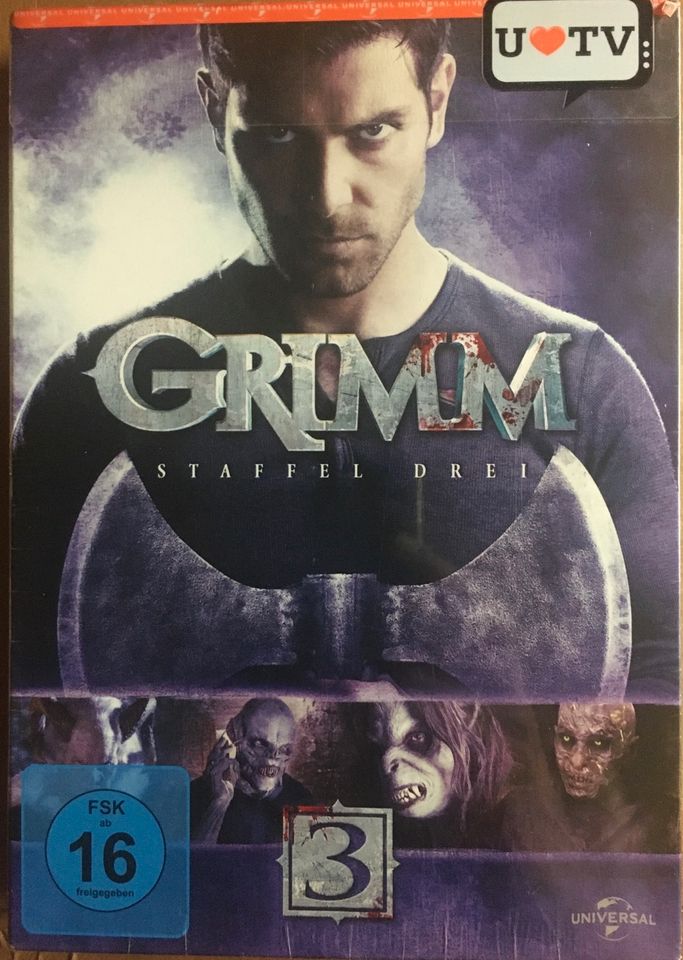 GRIMM komplette Staffel 3 + 4 DVD tv Serien in Lichtenborn (Eifel)