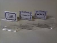 Schilder-Aufsteller,Acrylglas,33x52mm,NEU,unbenutzt ,ab 0,65€/St. Brandenburg - Oranienburg Vorschau