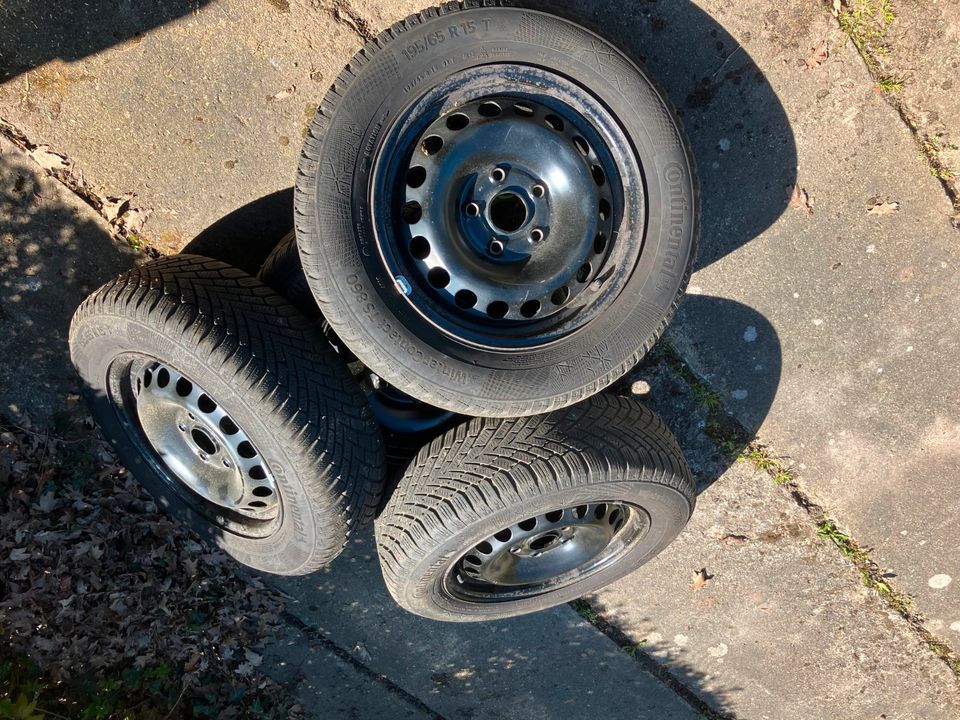 Winterräder gebraucht für Golf6 und Octavia  195/65 R15 91T in Braunschweig