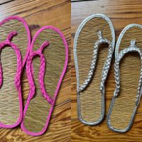 FlipFlops, 38, 39, Pink, Silber, Sandalen Hamburg-Nord - Hamburg Fuhlsbüttel Vorschau