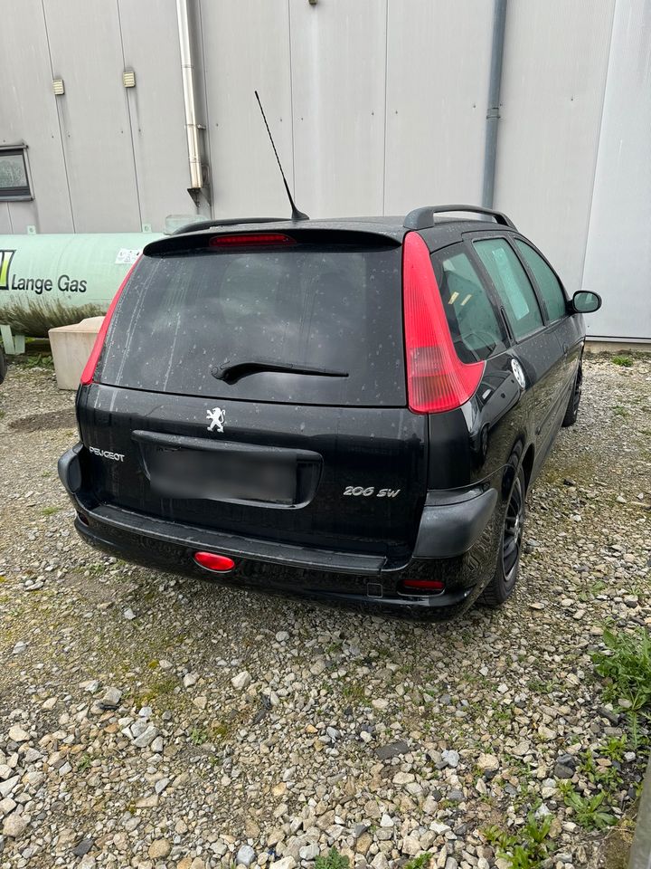 Peugeot 206 SW Kombi in schwarz in Ahlen