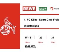 1. FC Köln gegen Freiburg Nordrhein-Westfalen - Meckenheim Vorschau