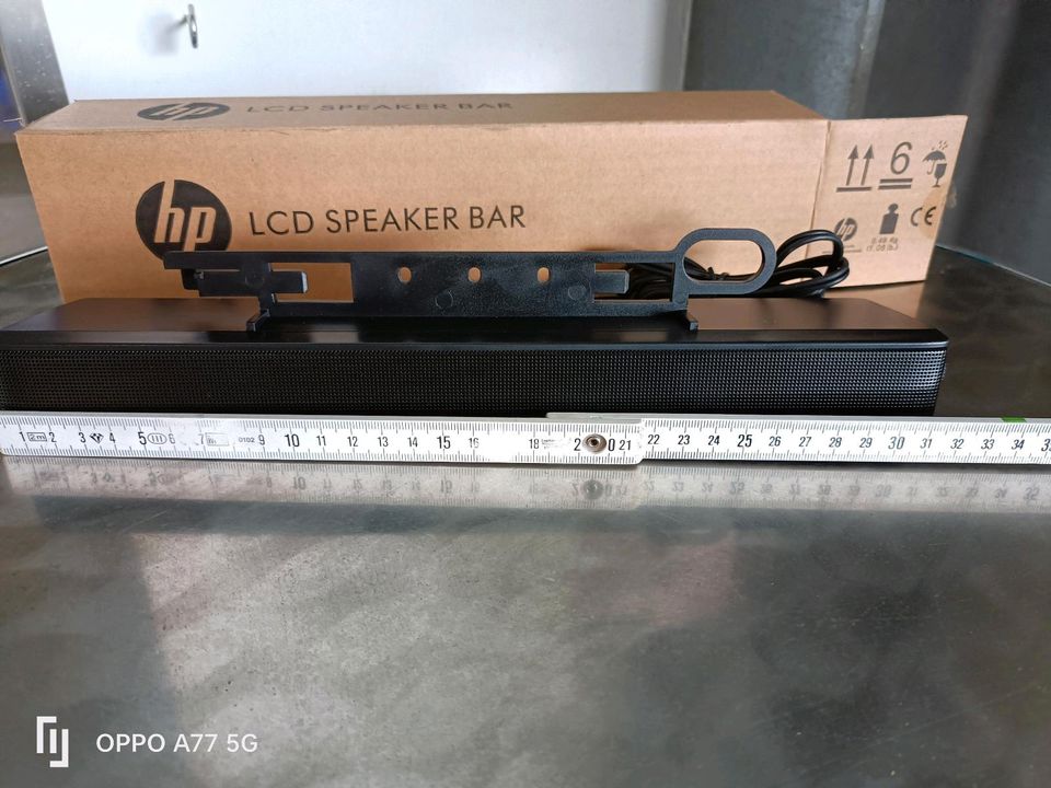 Hewlett-Packard H-108 HP LCD Speaker Soundbar Lautsprecher in Greifswald