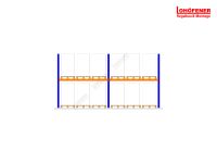 Palettenregal Nedcon, Hochregal, Schwerlastregal, Lager, 12 Plätze Nordrhein-Westfalen - Werther (Westfalen) Vorschau