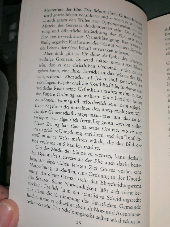 Ehe und Ehescheidung Scheidung Symposium Stundenbücher Furche Ver in Berlin