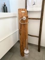 Toilettenpapierhalter Holzbalken Nostalgie Bad WC SCHÖN LEBEN Bayern - Waldkraiburg Vorschau