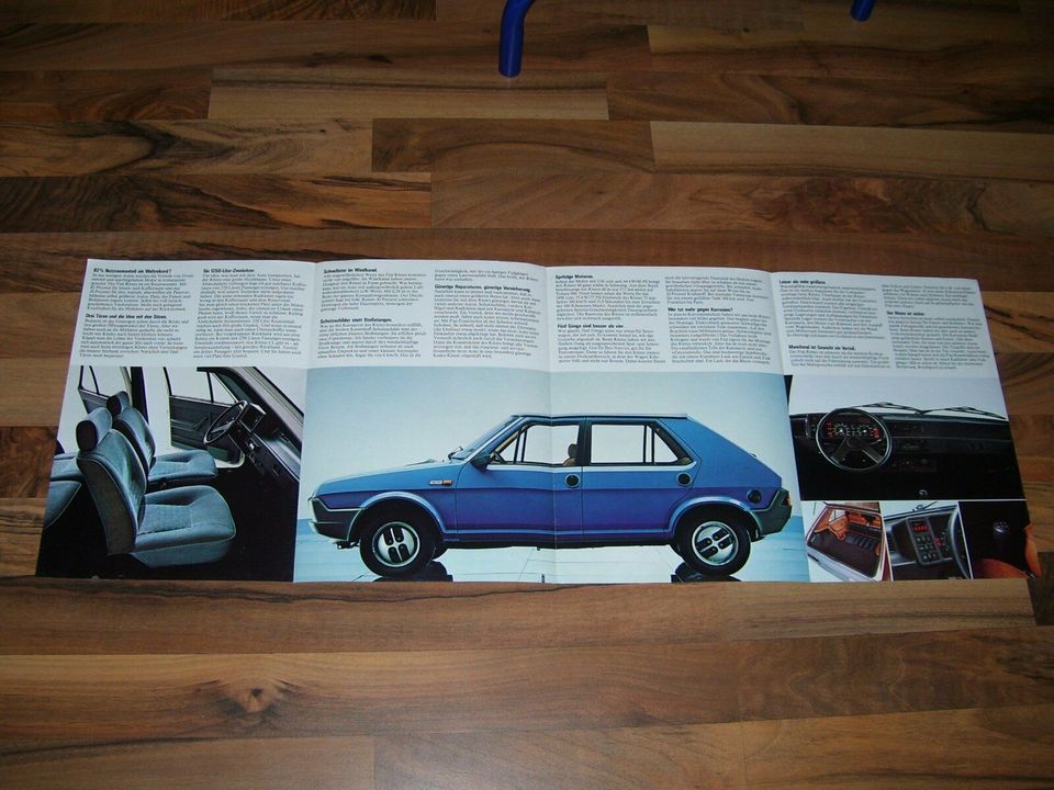 Fiat Ritmo Prospekt von 9/1978 sehr selten und neuwertig!! in Göttingen