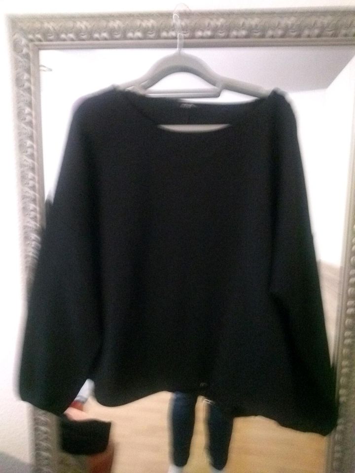 Opus Pullover Sweatshirt schwarz Größe L in Borken