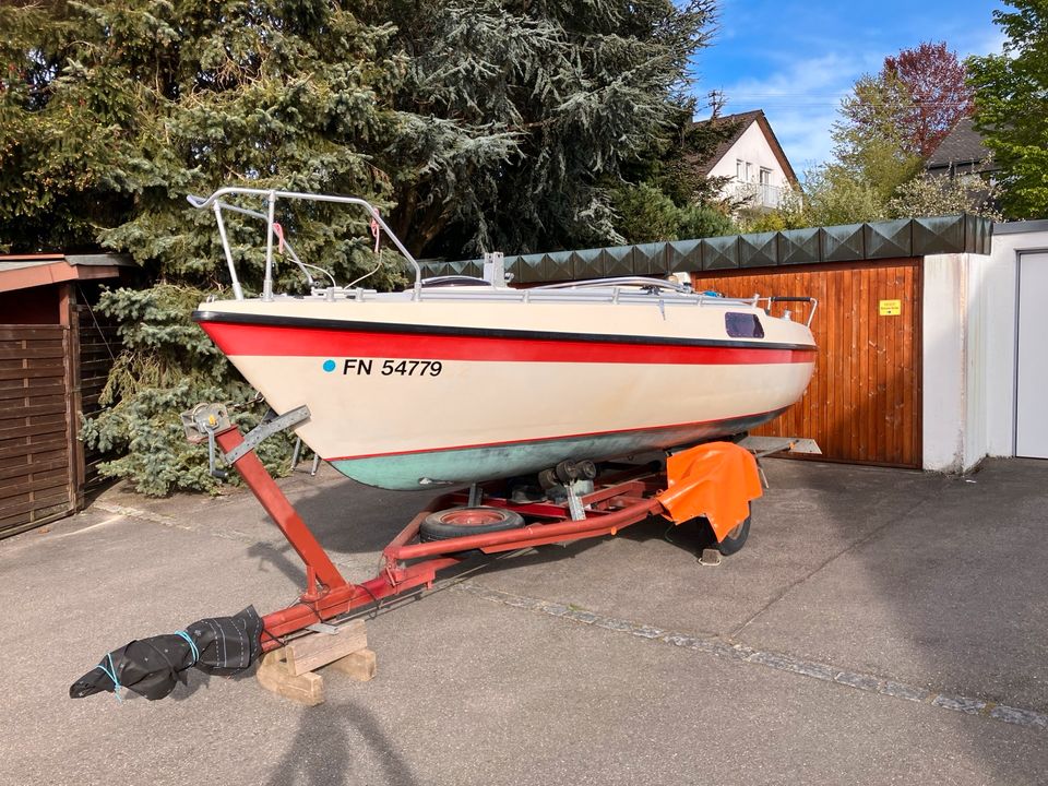 Segelyacht Etap 20, Mahagoni, Teak, top gepflegt, auf Trailer in Biberach an der Riß