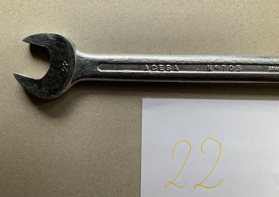Acesa Gabelschlüssel Ringschlüssel Ringmaulschlüssel Gr.22 in Hirschau