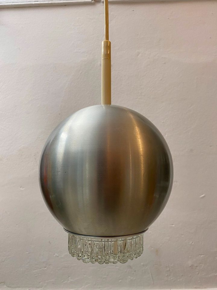 * 1v3 DECKENLAMPE STAFF ALU KUGEL 1970er VINTAGE SPACE AGE in Berlin