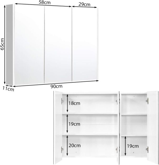 Spiegelschrank, NEUWARE, 119€* in Köln