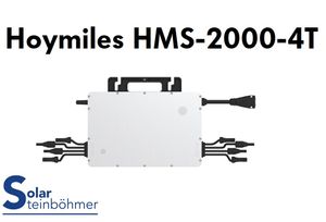 KOMPLETT Balkonkraftwerk 2000W Hoymiles HMS2000 WiFi 4x400W FULL BLACK,  Solar in Nordrhein-Westfalen - Meinerzhagen