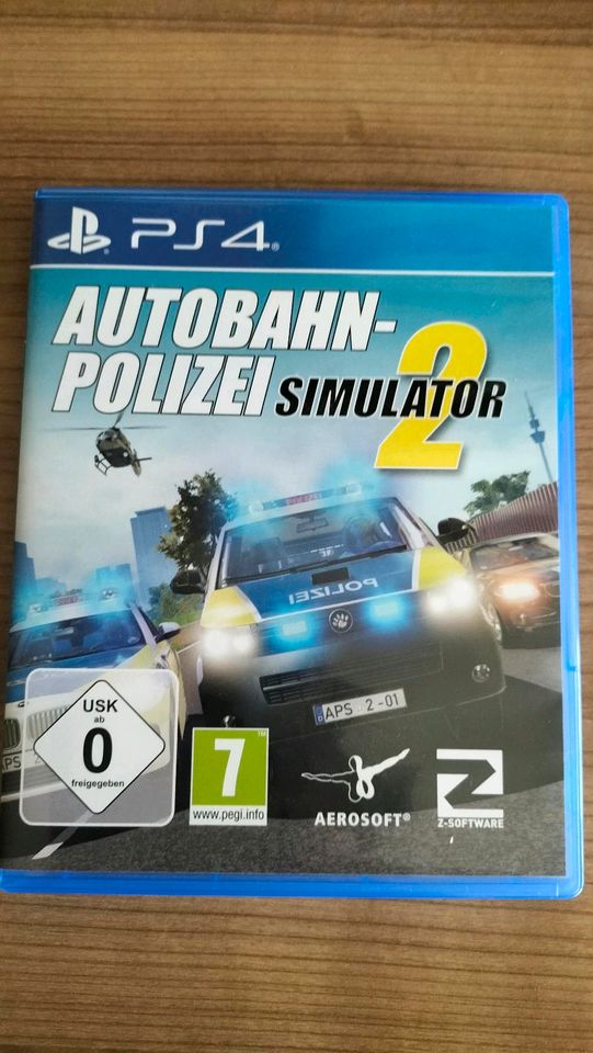 PS 4 Spiel Autobahn Polizei in Mirow