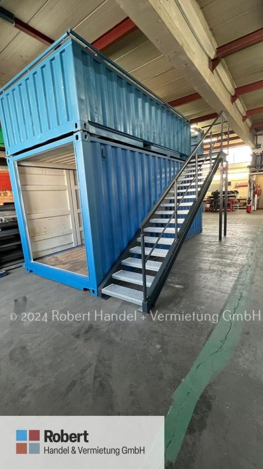 Umbau Containerabdach Side Door Abdach Unterstand Terasse Eventcontainer in Bochum