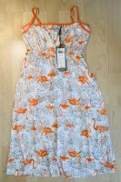 Garcia Kleid, Sommerkleid Gr.XS, weiß/orange, Flamingo-Print neu Mitte - Wedding Vorschau