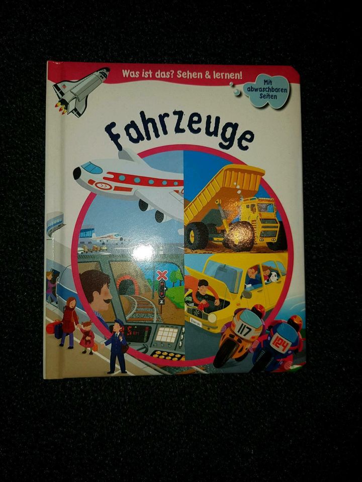 3 Bänder "Was ist das? Sehen & lernen" Flughafen,  Fahrzeuge in Würzburg