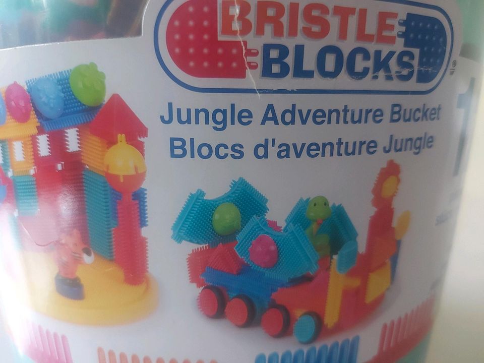 Bauklötze Bausteine Bristle Blocks Jungle Adventure Bucket in Solingen