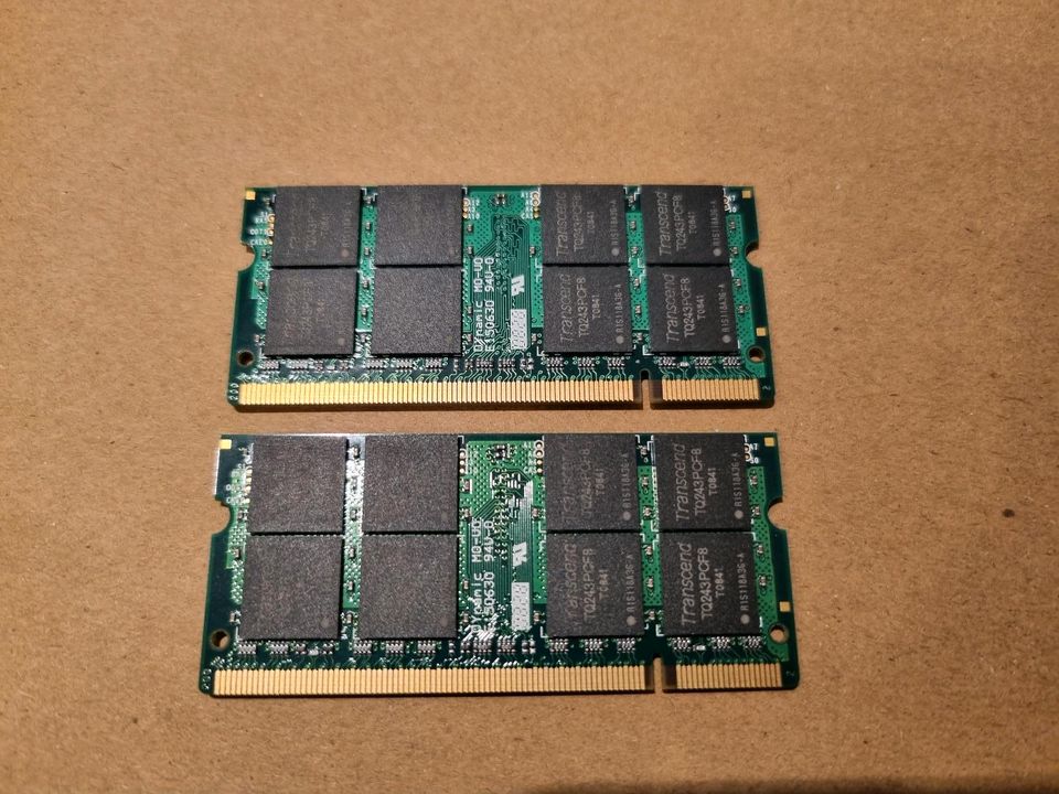 Transcend DDR2 SO-DIMM Kit 4GB Ram Laptop in Steinhagen