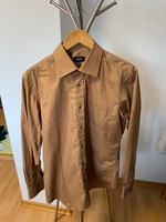 Hugo Boss Langarm Hemd braun Vintage Retro Herren Hessen - Bruchköbel Vorschau