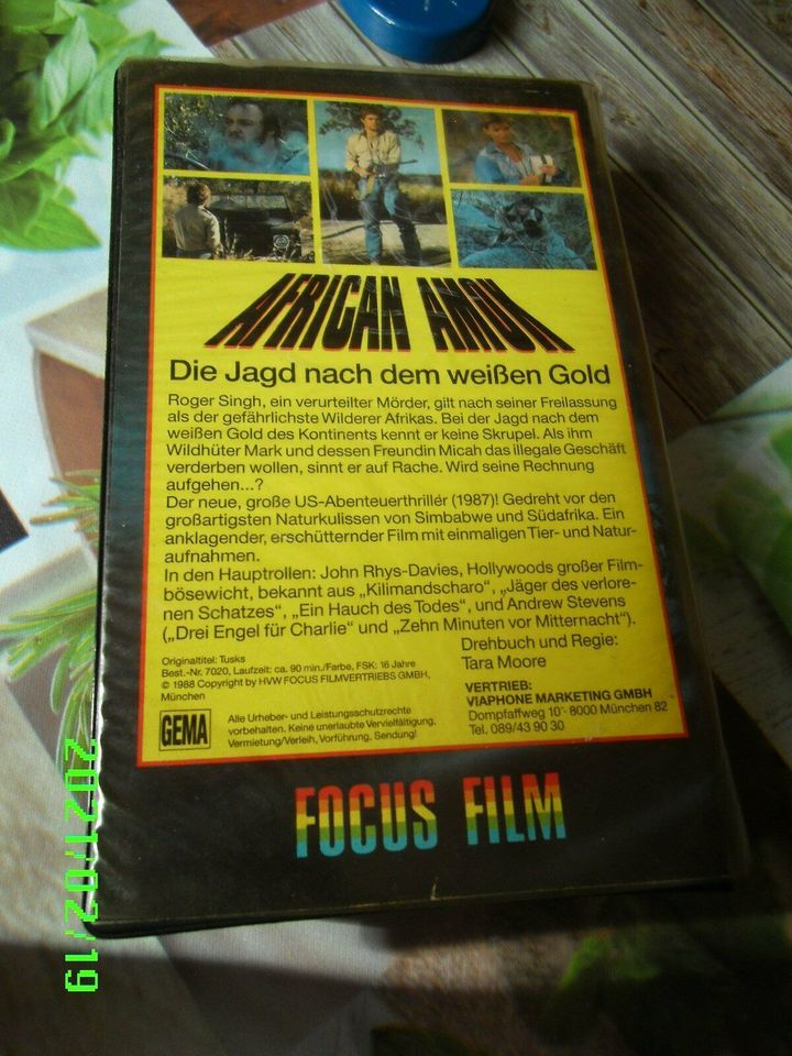 VHS Video Kassette African Amok in Quierschied