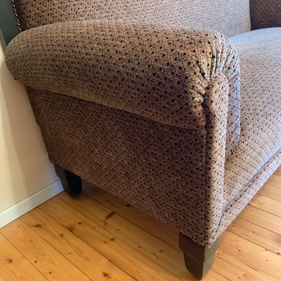 Kleine Couch Sofa Antik Vintage 20er Jahre 2-Sitzer Samt Bank in Meeder