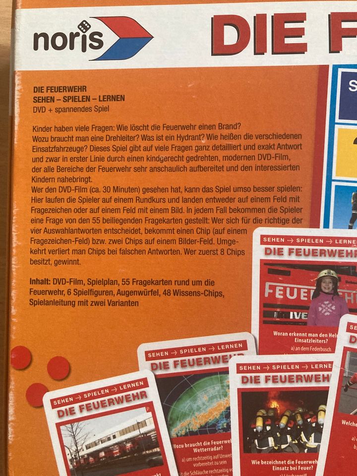 Spiel und DVD "Die Feuerwehr“ von Noris ab 6 Jahren in Hagenburg
