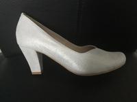 NEU Andrea Conti Pumps High Heels Leder silber Party Gr. 37 OVP Baden-Württemberg - Magstadt Vorschau