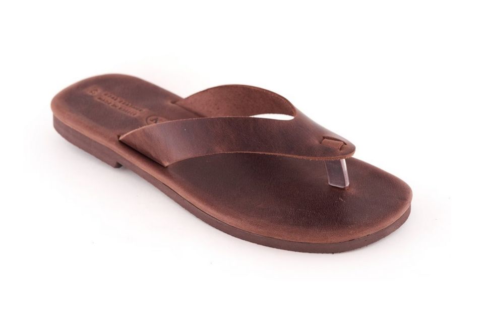 Griechische Sandalen aus echtem Leder mit SOFT-BETT-SOLE in Bad Wörishofen