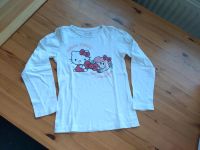 Shirt Hello Kitty Langarm Mädchen weiß 128 Sachsen-Anhalt - Stendal Vorschau